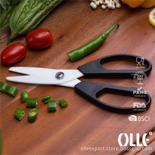 Ceramic White Blade Scissors